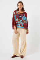 LulaSoul Surrey Top Merlot