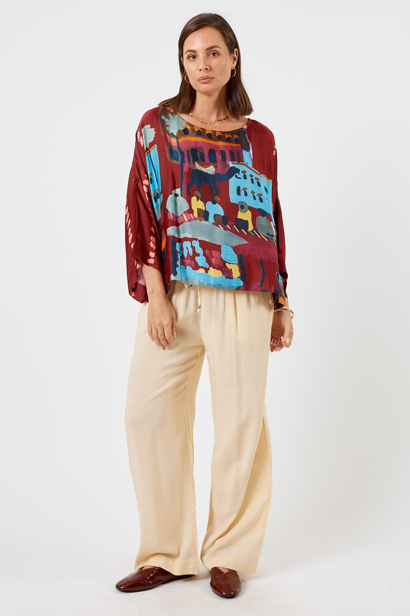 LulaSoul Surrey Top Merlot