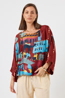 LulaSoul Surrey Top Merlot