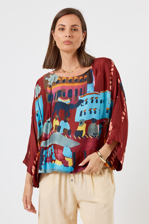 LulaSoul Surrey Top Merlot
