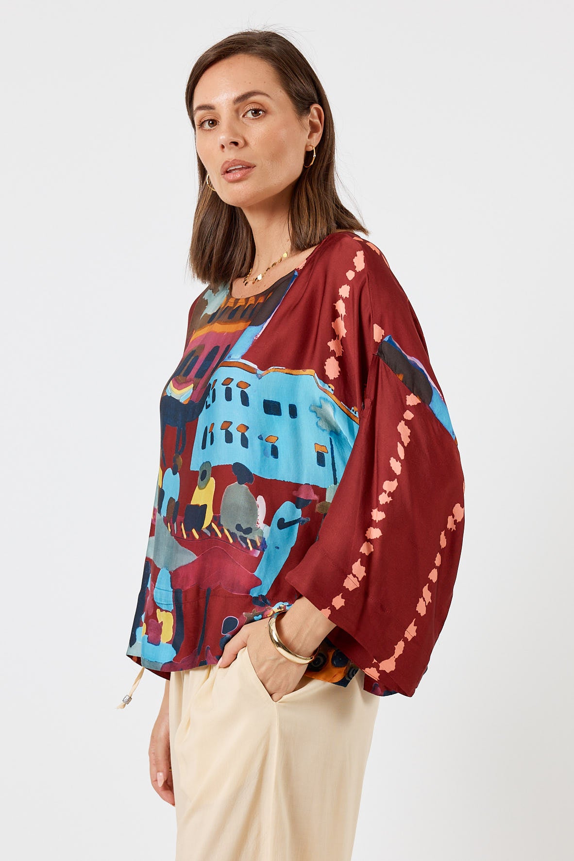 LulaSoul Surrey Top Merlot