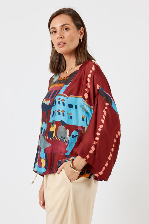 LulaSoul Surrey Top Merlot