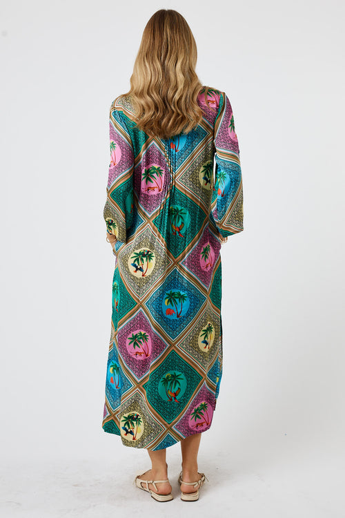 LulaSoul Windsor Kaftan Sea