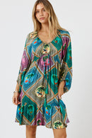 LulaSoul Windsor Tie Dress Sea