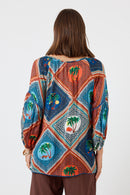 LulaSoul Windsor Top Ocean