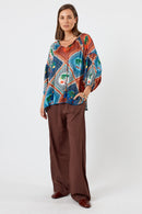 LulaSoul Windsor Top Ocean