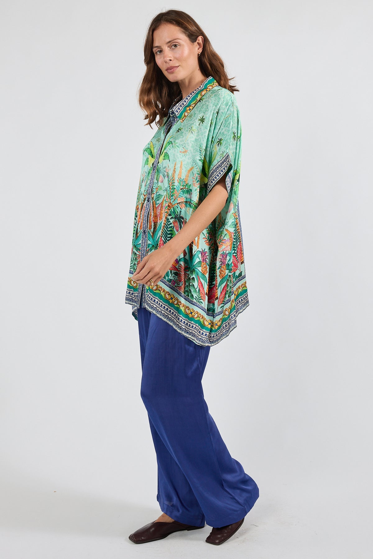 LulaSoul Zilara Kaftan Top Mist