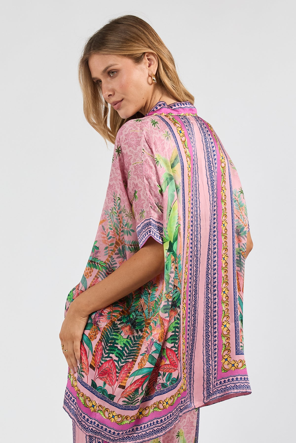 LulaSoul Zilara Kaftan Top Orchid