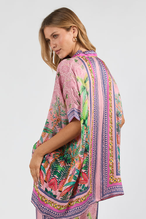 LulaSoul Zilara Kaftan Top Orchid