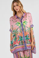 LulaSoul Zilara Kaftan Top Orchid