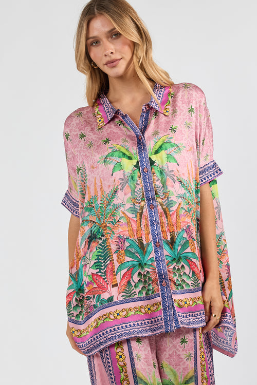 LulaSoul Zilara Kaftan Top Orchid