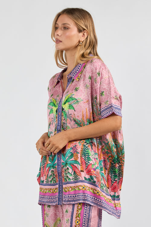 LulaSoul Zilara Kaftan Top Orchid