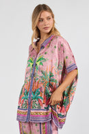 LulaSoul Zilara Kaftan Top Orchid