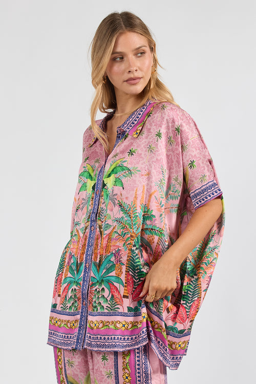 LulaSoul Zilara Kaftan Top Orchid