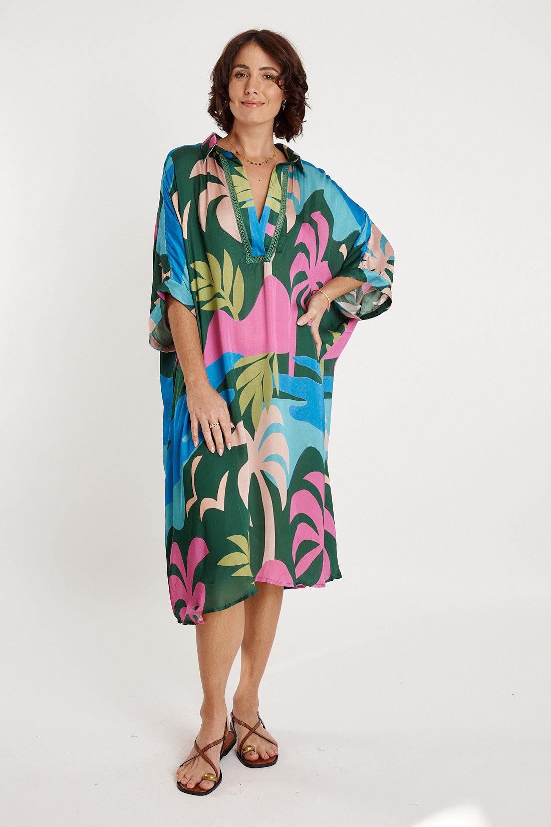 Lulasoul Banderas Kaftan Forest