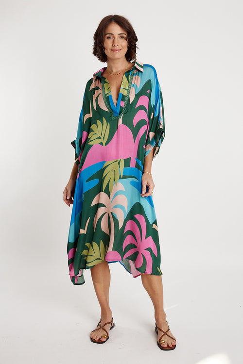 Lulasoul Banderas Kaftan Forest
