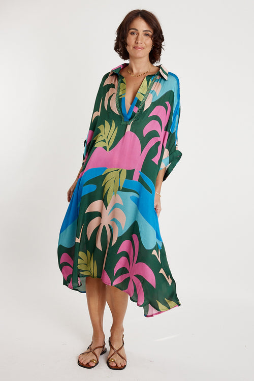 Lulasoul Banderas Kaftan Forest