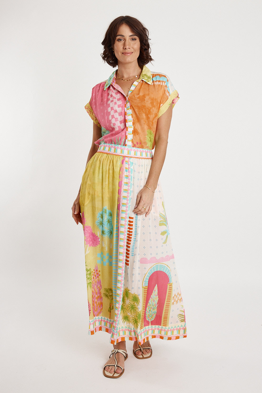 Lulasoul Etereo Skirt Melon