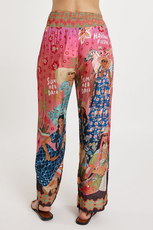Lulasoul Fiesta Pant Print