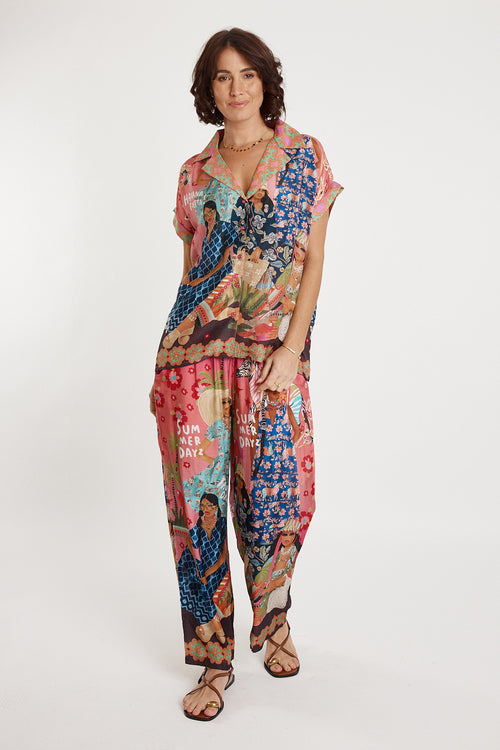 Lulasoul Fiesta Pant Print
