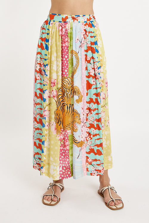 Lulasoul Montage Skirt Multi