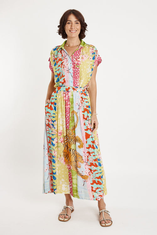 Lulasoul Montage Skirt Multi