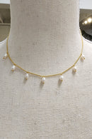 Jewel Citizen | Pearl Drop Choker Gold