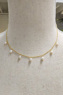 Jewel Citizen | Pearl Drop Choker Gold