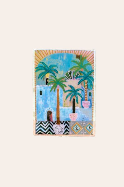 Art Tile | Potted Palms Small