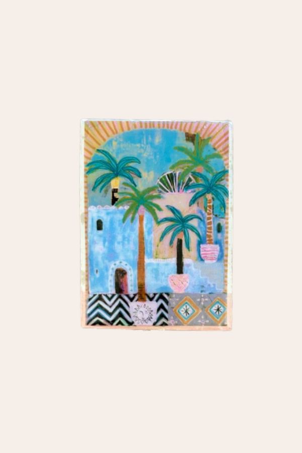 Art Tile | Potted Palms Small