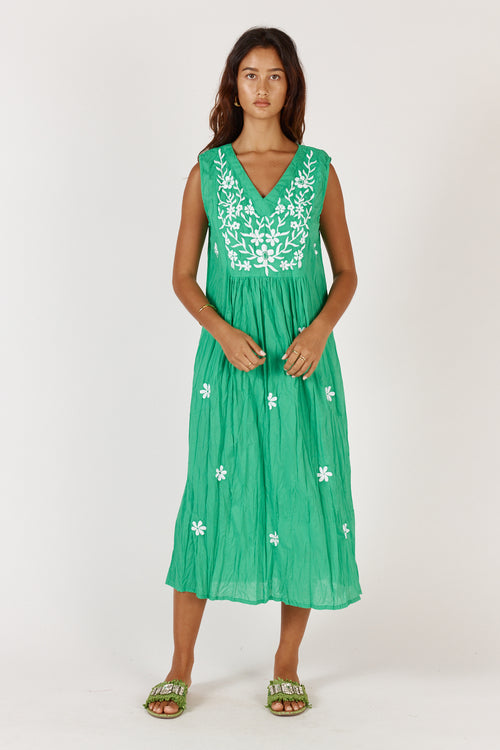 Rubyyaya Andaman Midi Emerald