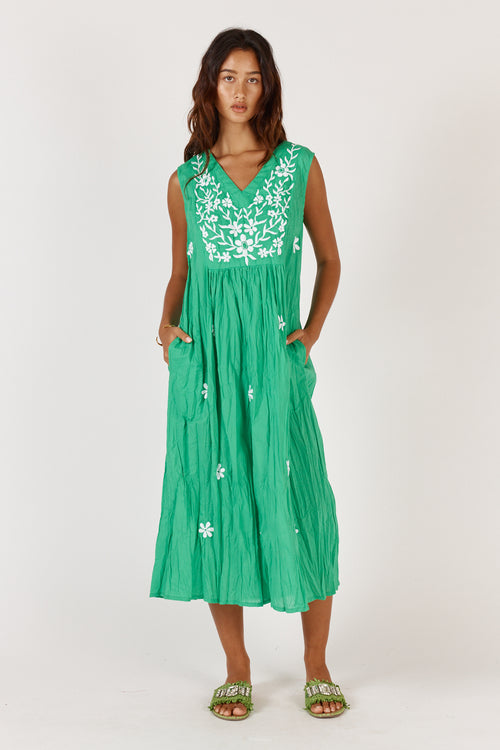 Rubyyaya Andaman Midi Emerald
