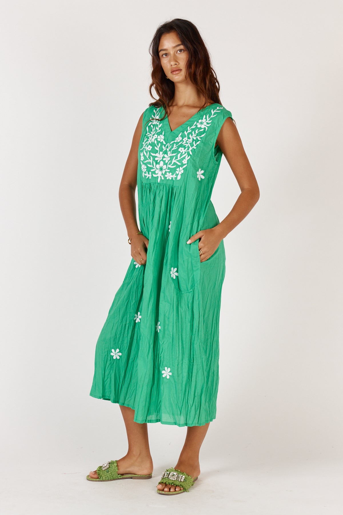 Rubyyaya Andaman Midi Emerald