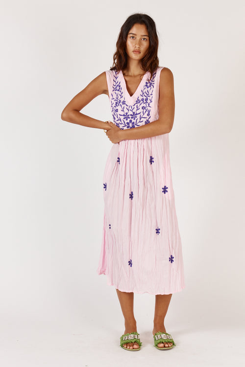Rubyyaya Andaman Midi Pink