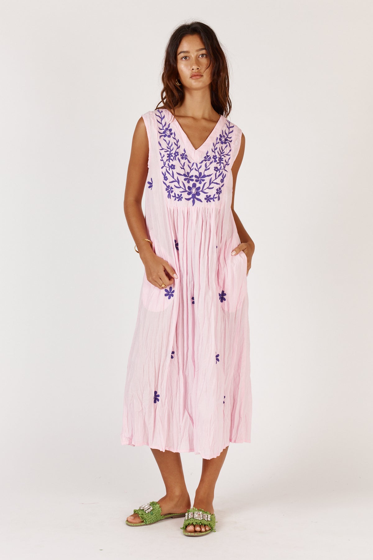 Rubyyaya Andaman Midi Pink