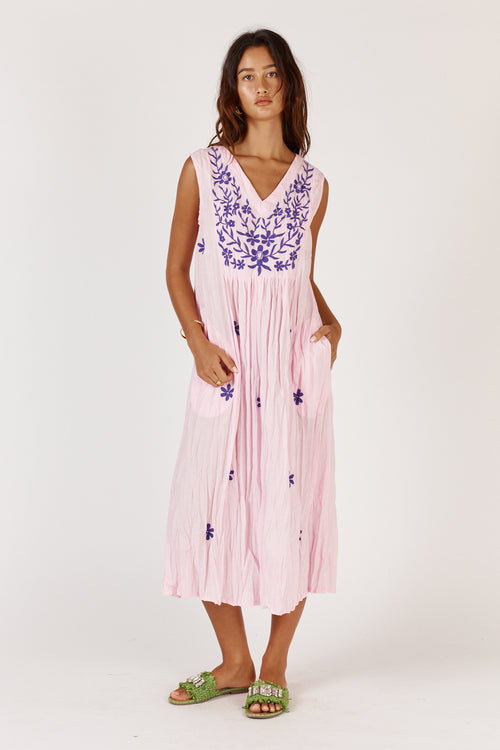 Rubyyaya Andaman Midi Pink