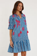 Rubyyaya Antibes Dress Blue