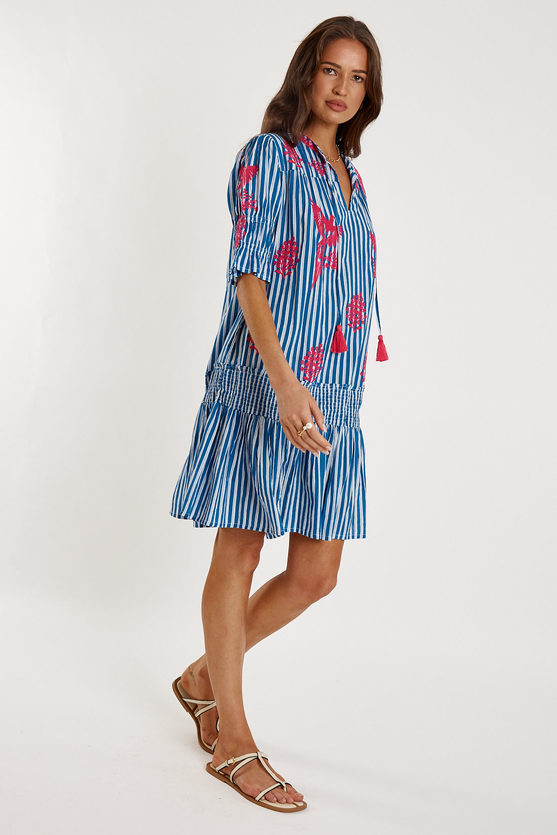 Rubyyaya Antibes Dress Blue