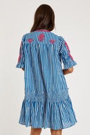 Rubyyaya Antibes Dress Blue