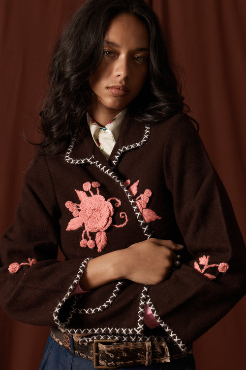 Rubyyaya Antiquity Jacket Brown