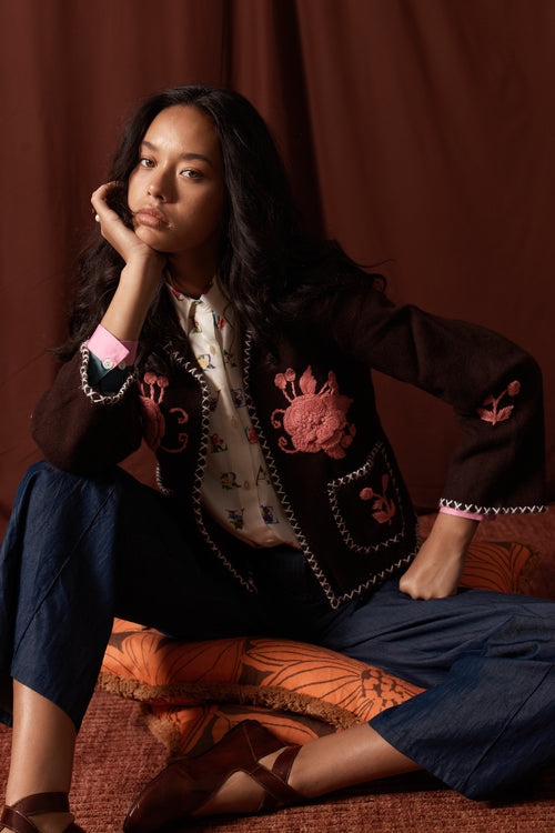 Rubyyaya Antiquity Jacket Brown