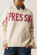 Rubyyaya Apres Ski Sweater Cream
