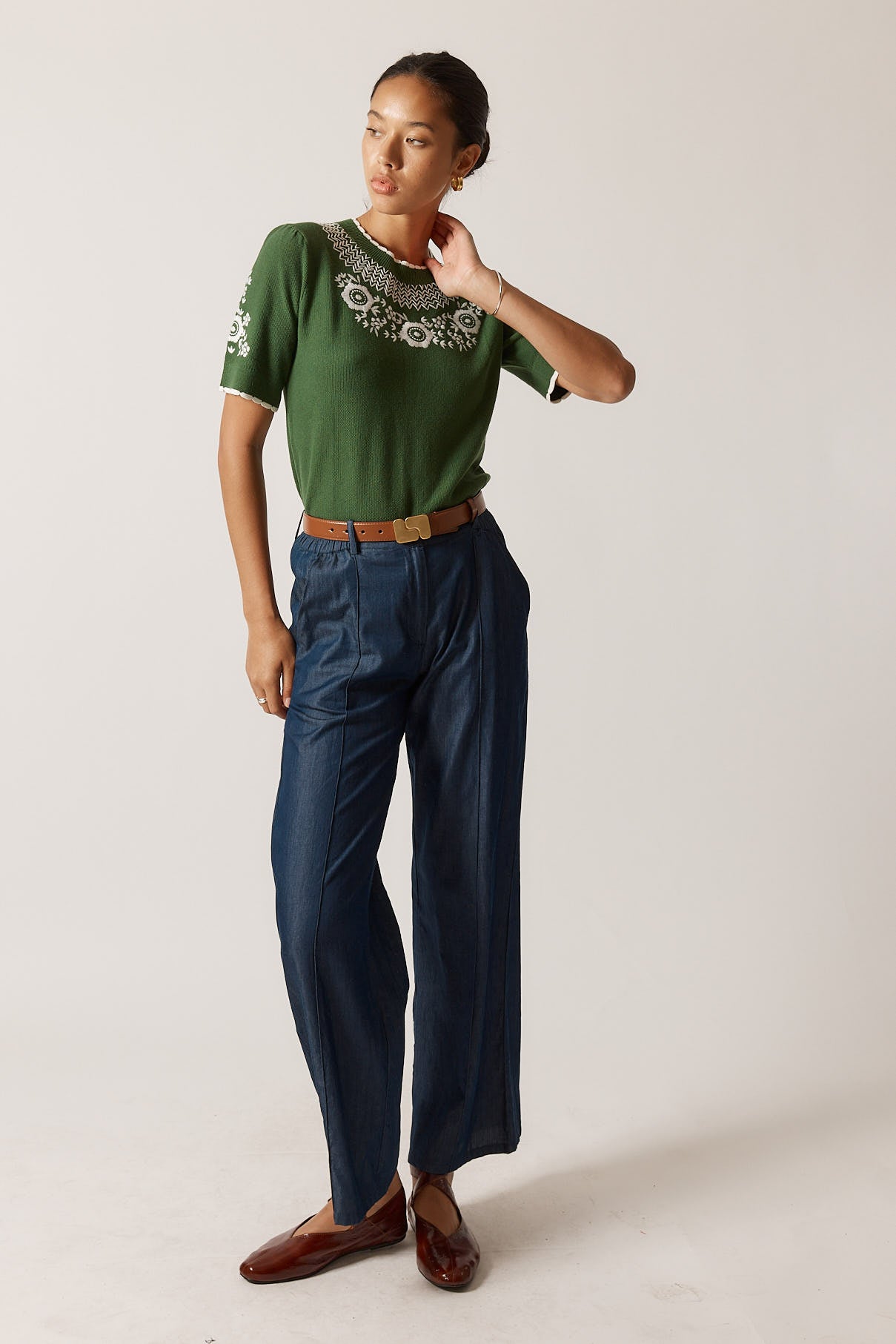 Rubyyaya Lucinda Pant Denim