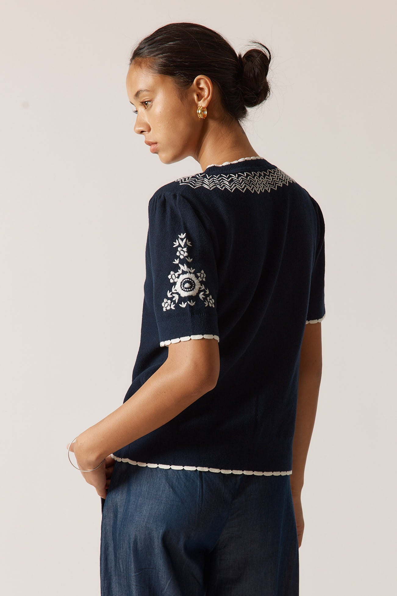 Rubyyaya Ariel Sweater Navy
