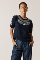 Rubyyaya Ariel Sweater Navy