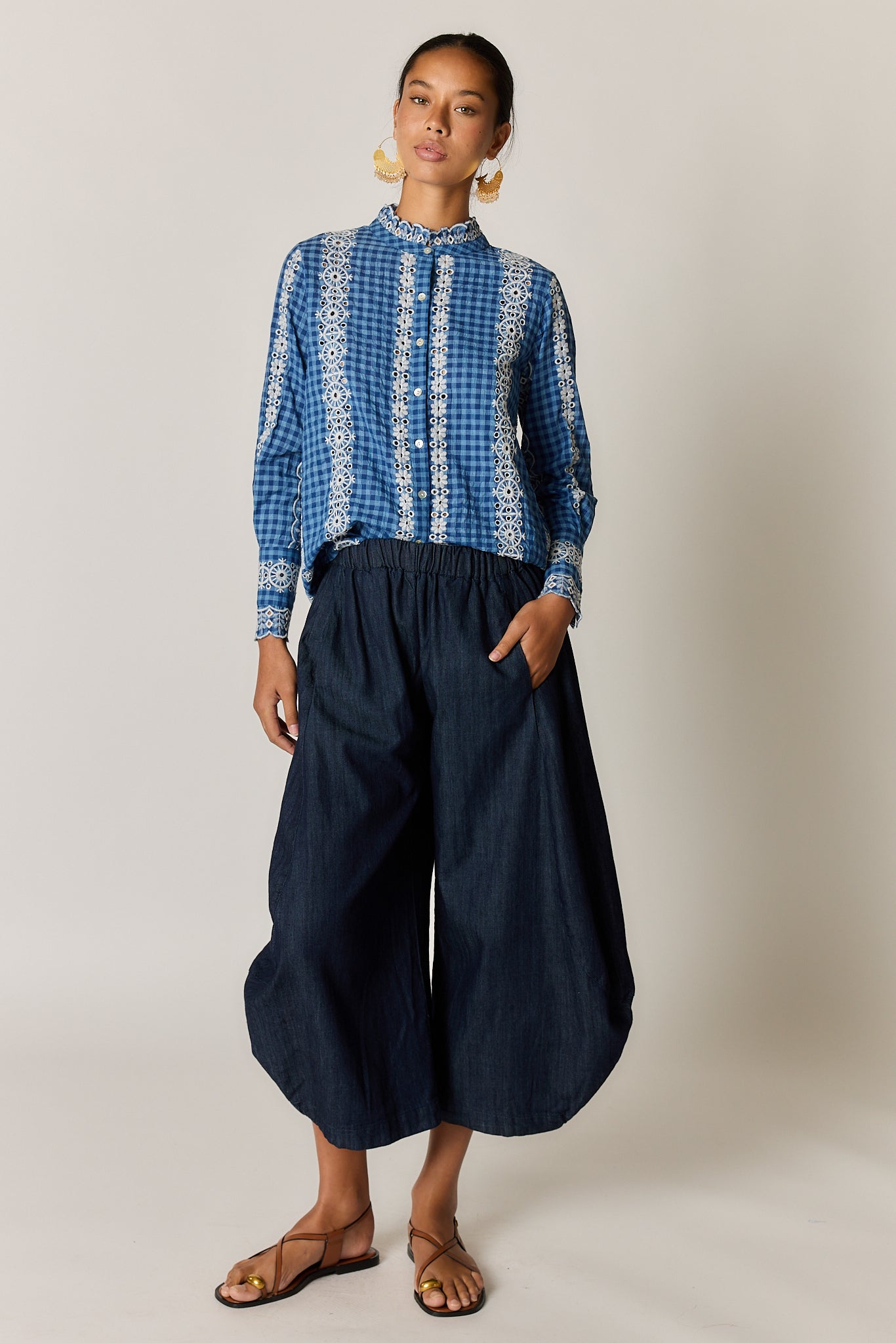 PRE SALE | Rubyyaya Avery Lace Top Check