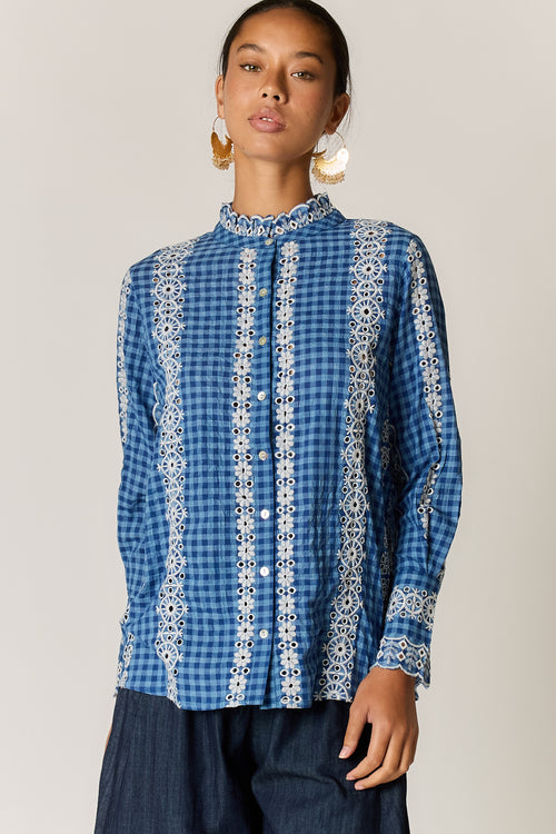 PRE SALE | Rubyyaya Avery Lace Top Check