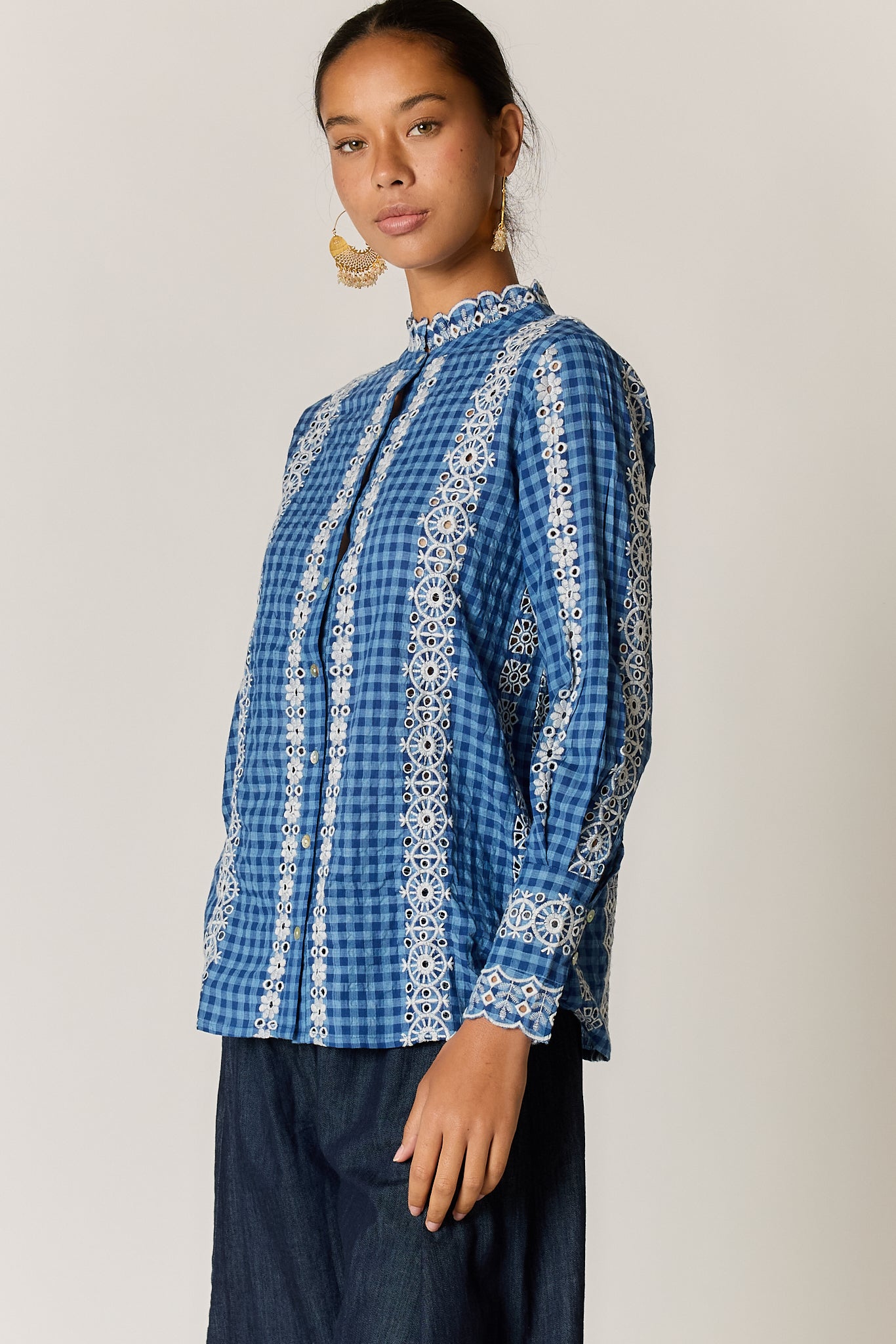PRE SALE | Rubyyaya Avery Lace Top Check