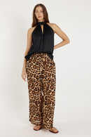 Rubyyaya Bienvenue Halter Top Black