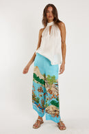 Rubyyaya Bienvenue Halter Top White
